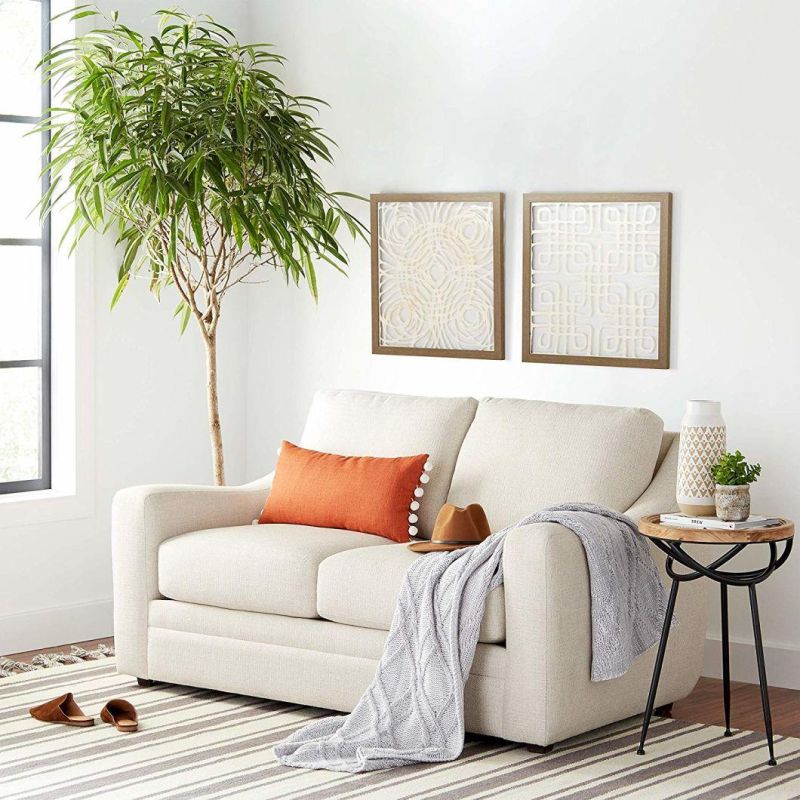 Fashion Europe Jacquard Design Soft Cushion on Sofa 100% Cotton Linen Fabric Chair Cushion Pillow Case