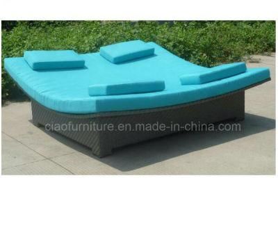 Outdoor Furniture Rattan Folding Rattan Lounger