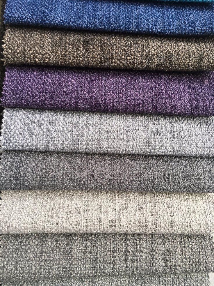 100%Polyester Plain Woven Sofa Fabric/Great Colors for Europe (R043B)