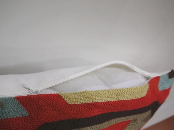 Hot Selling Elastic Vintage Sofa Cushions Cotton Canvas Fabric Faux Fur Pillows