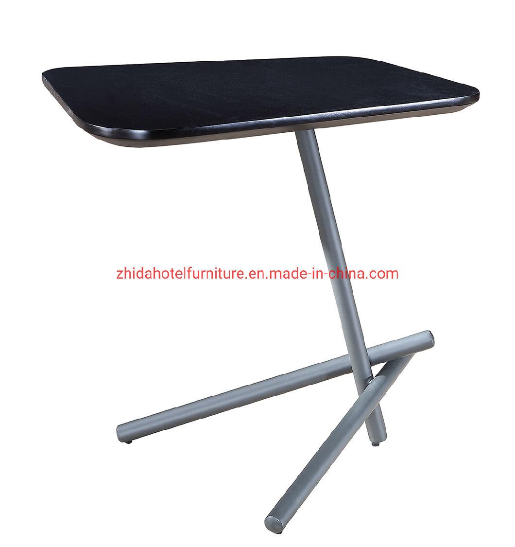 Modern Home Furniture Living Room Sofa Side Wooden Top Metal Frame Side Table Bedroom Bed Side Table Small Coffee Table