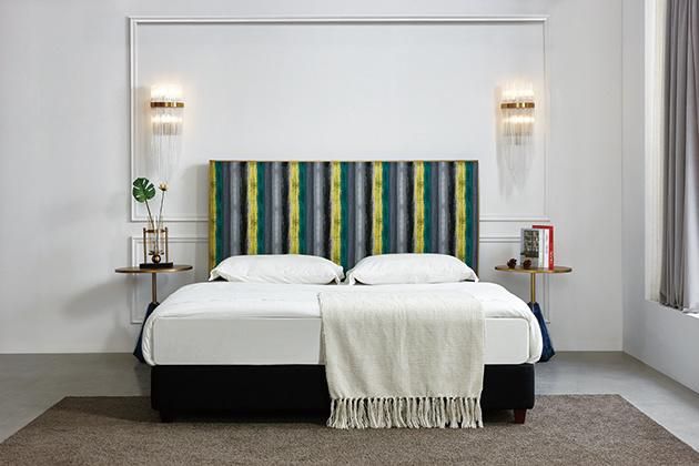 Luxury Upholstered Velvet Bed Hotel Bedroom Sets Single Queen King Size Bed Room Furniture