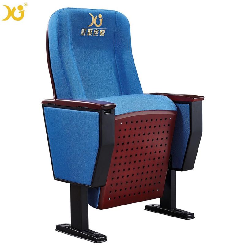 Wholesale Blue Fabric Covered Theater Church Chair