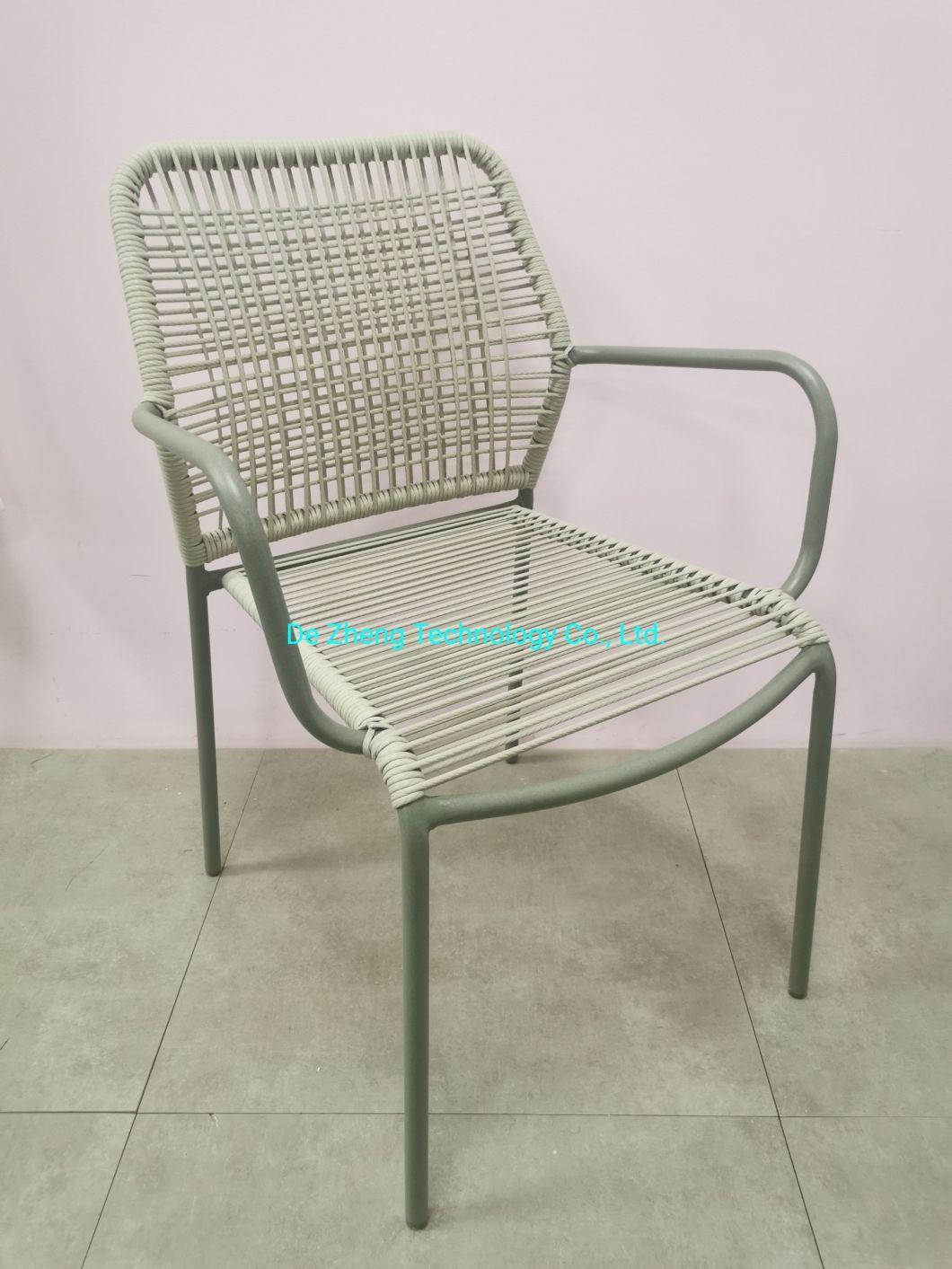 Original Design Aluminum Frame Comfy Dining Sets 4 Chairs Garden Patio Balcony Furniture Set