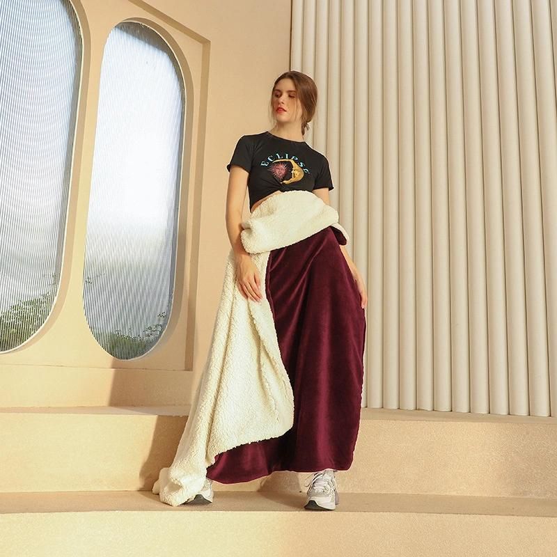 Cotton Woven Bed Blanket Polyester Blankets for Sublimation Cotton Blanket