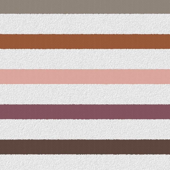 Hotel Textile Luxuriant Wool Rainbow Grid Sofa Furniture Fabric