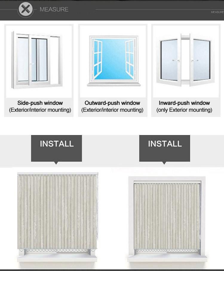 Household Necessary Articles for Daily Use Fabric Vertical Blinds