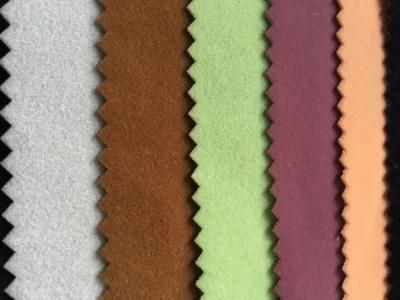 Plain Flock Fabric with Stock Used for Jewellery Box /Sofa Cover/Curtain (JP)
