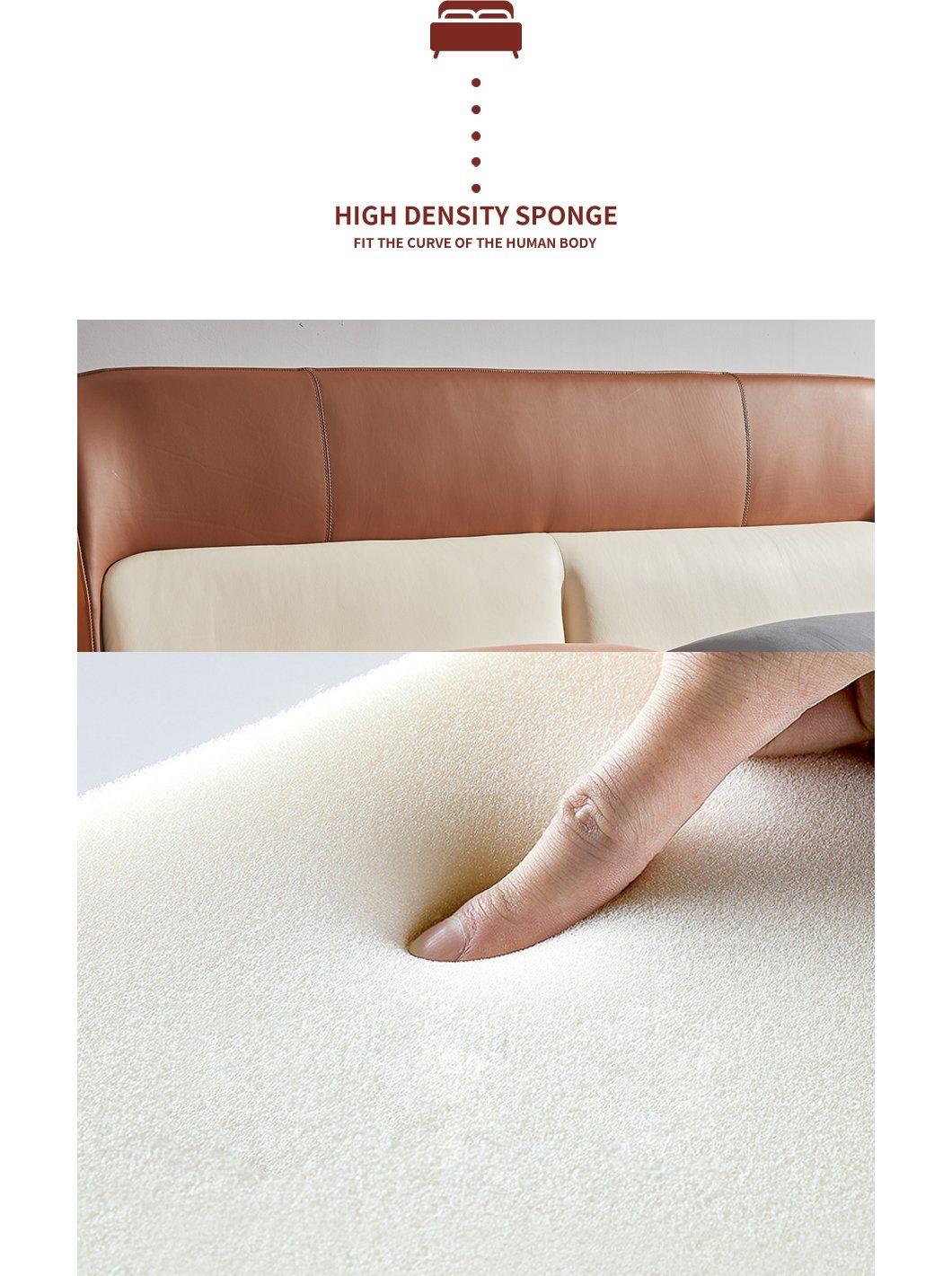 2022 China Factory Bedroom Furniture Leather Double Bed