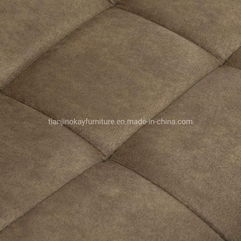 Upholstered Stools Modern Steel Leg Luxury Wood Modern Kitchen Chairs Velvet Dining Chair