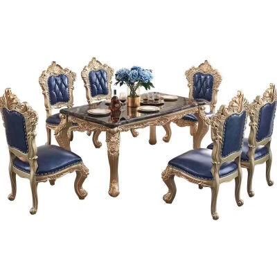 Wood Dining Table with Dining Chair for Dining Room Furniture