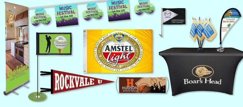 Adjustable Advertising Step and Repeat Banner Exhibition Display Stand