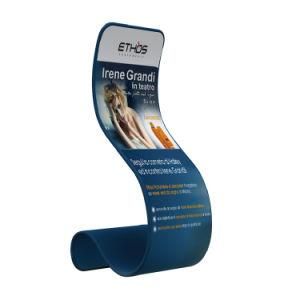Snake Shape Tension Fabric Portable Exhibition Booth Display Stand