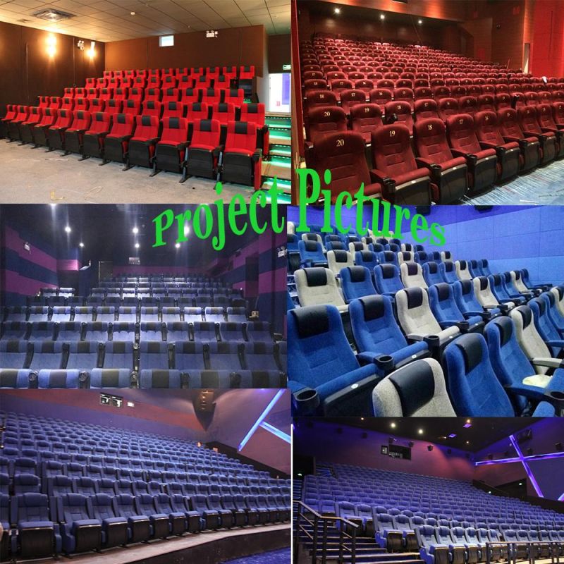 New Comfortable Movie Theater Seats Cinema Theater Movie Chair Seat China Foshan Cinema Chairs