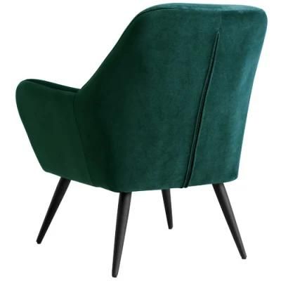 Dining Room Furniture Modern Simplicity Velvet Dining Chair Metal Leg Chair Leisure Chair