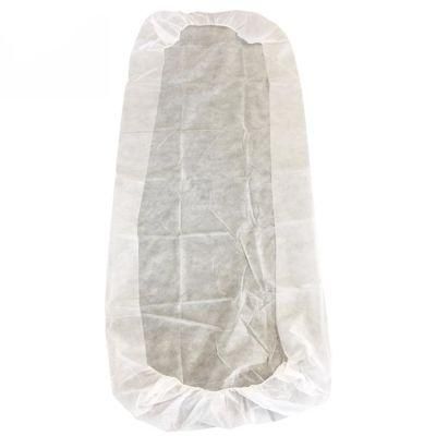 White Disposable Elastic Fitted Bed Sheets Cover Massage Table Facial Chair SPA