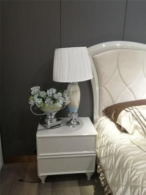 Home Furniture Wooden Fabric Solid Wood Fame King Size Bedroom Furniture Bed Designs