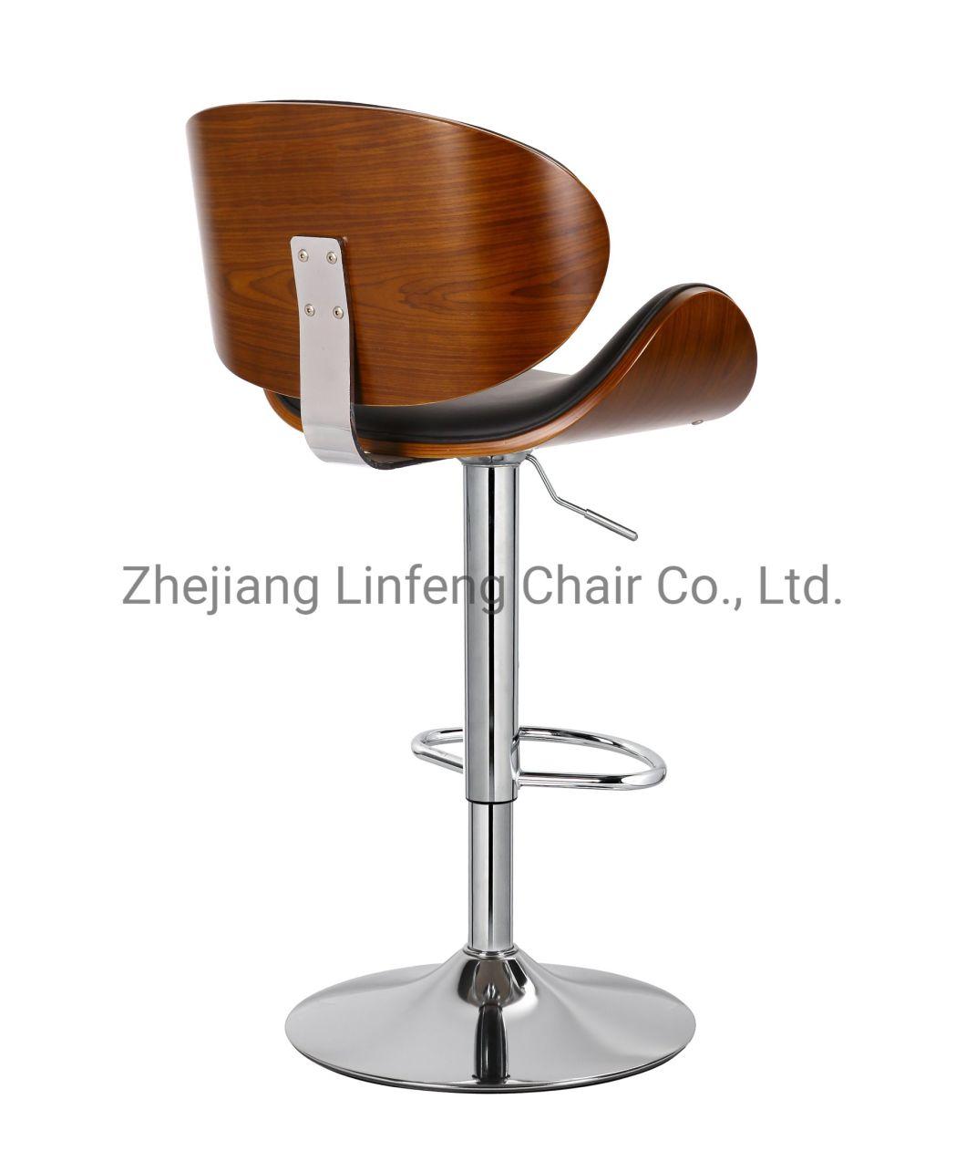 USA Best Seller Factory Direct Sales Wood Relaxing Room Bar Stool Chair