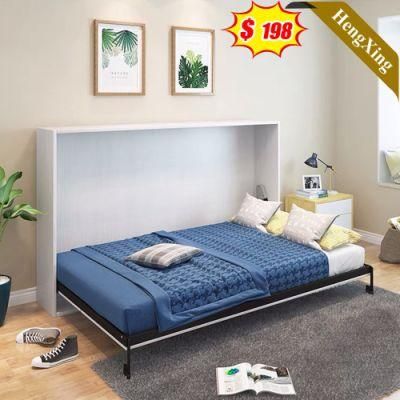 High Quality Modern Wooden Home Hotel Bedroom Furniture Storage Kids Bed Double King Bed Wall Sofa Bed (UL-22WB036)