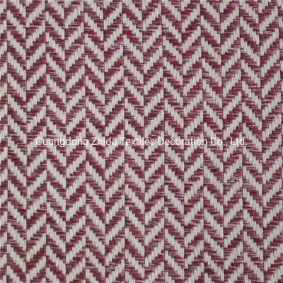 Textile Sofa Material Classic Herringbone Pattern Furniture Fabric