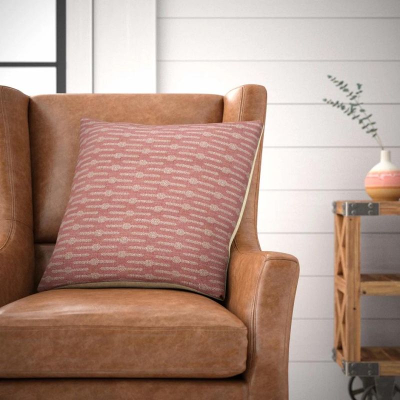Fashion Classical Jacquard Design Soft Cushion on Sofa
