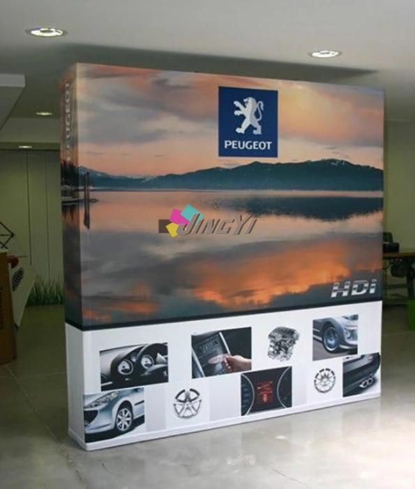 8FT Straight Tension Fabric Pop-up Banner Display Stand (Frame & Graphic)