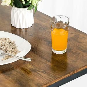 Wooden Metal Rectangle Living Room Coffee Table
