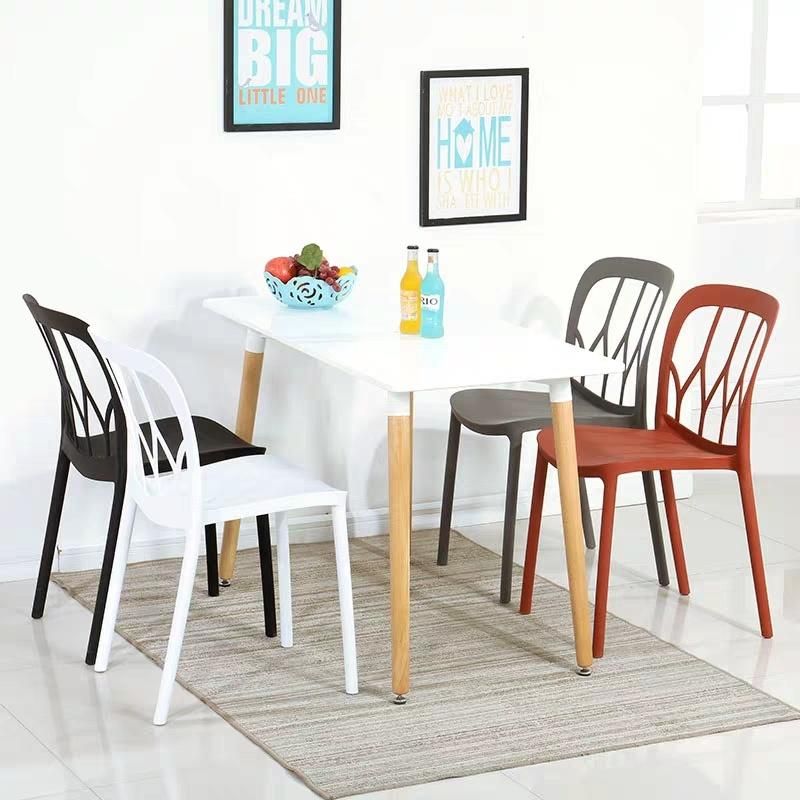 Wholesale Modern Special Home Furniture Stackable PP Dining Plastic Chairs Cheap Price Restaurant Coffee Chair