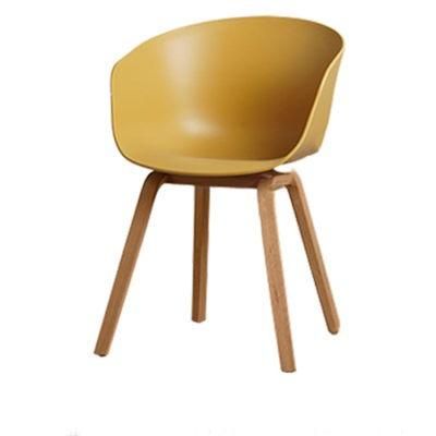 Cheap Design Modern Colorful Plastic PP Seat Metal Leg Dining Chair