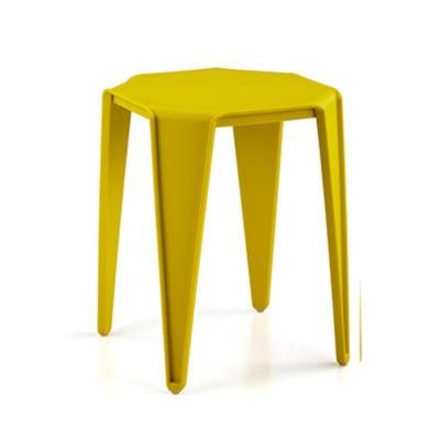 PP Plastic Dining Chair Home Nordic Furniture Plastic Unfoldable Stool