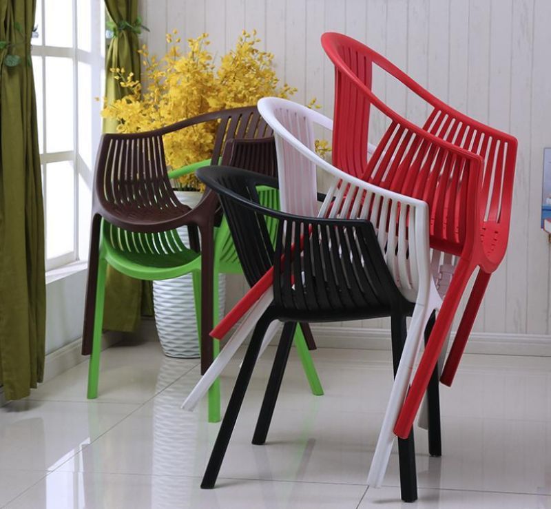 Chaise Restaurant PAS Cher Outdoor Party Tables and Chairs White Vicker Style Plastic Dining Arms Chair