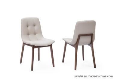 Factory Hot Selling Wooden PU Dining Chair