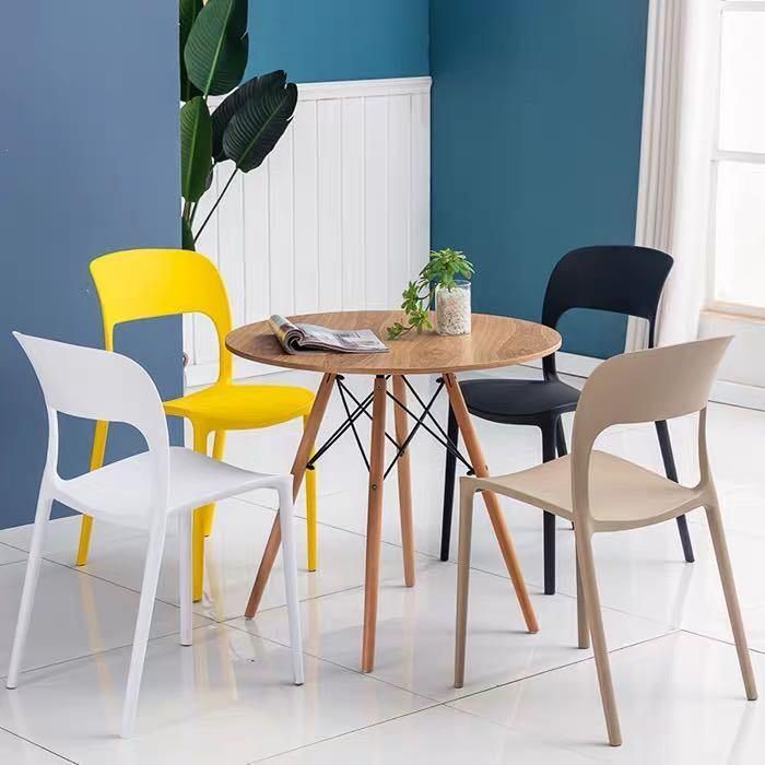 Nordic Dining Room Furniture Kitchen Modern Designer Plastic Dining Chairs