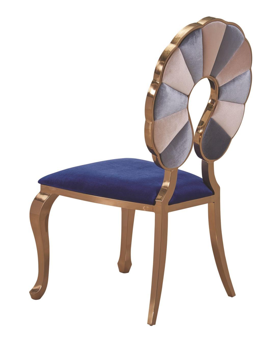 Marble Top Gold Frame Dining Table