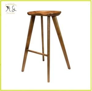 Concise Design Classic Timber Foot Step Bar Stool