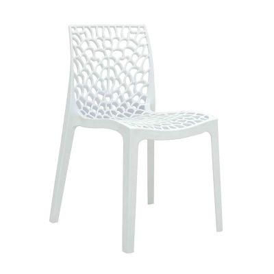 Home Furniture Wholesale Hollow Design Creative Cheap Plastic Dining Chair