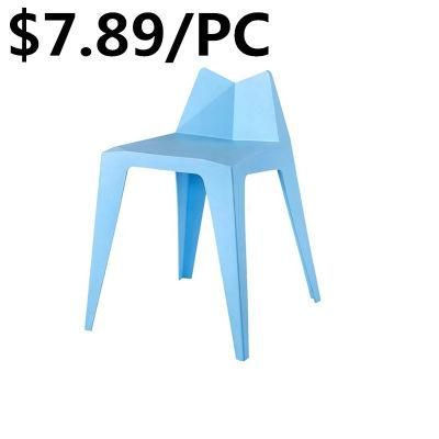 Most Favorable Cafe Stackable Indoor Household Leisure Armless Plastic Chair
