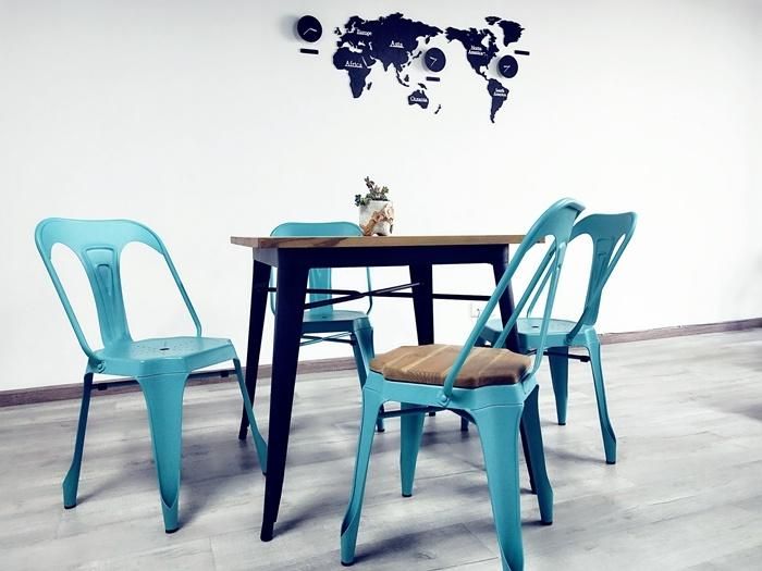 Industrial Tolix Vintage Dining Metal Multipl′s Chair Stackable