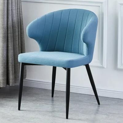 Living Room Modern Velvet Dining Chair Metal Leg Mix and Match White Velvet Gold Steel Frame Dining Chair