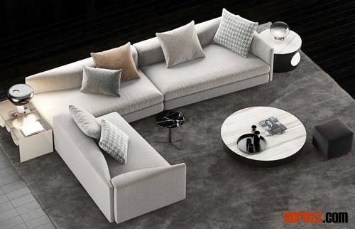 China Modern Design Livingroom Diningroom Side Marble Tabletop Milton Coffee Table