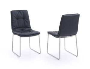 Customized Stainless Steel PU Modern Dining Chair