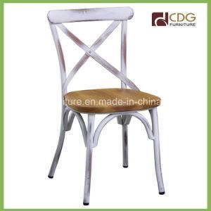 657-H45-Stw Hot Sale Metal Frame Antique Restaurant Chair