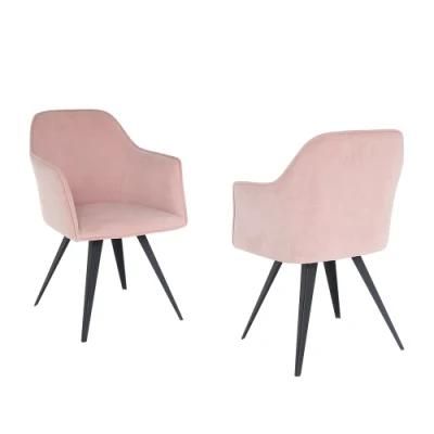 Comfortable Fashion Fabric Dining Chair Modern