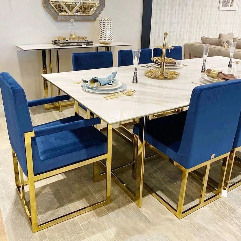 2020 Latest Modern Design Stainless Steel Hotel Dining Chair