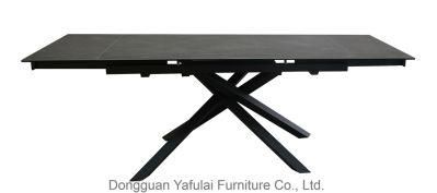 New Hot Selling Ceramic Metal Dining Table Furniture