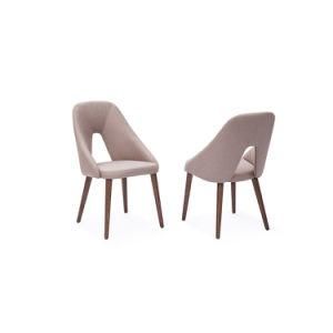 Modern Upholstered Wooden Arm Chair for Restaurant