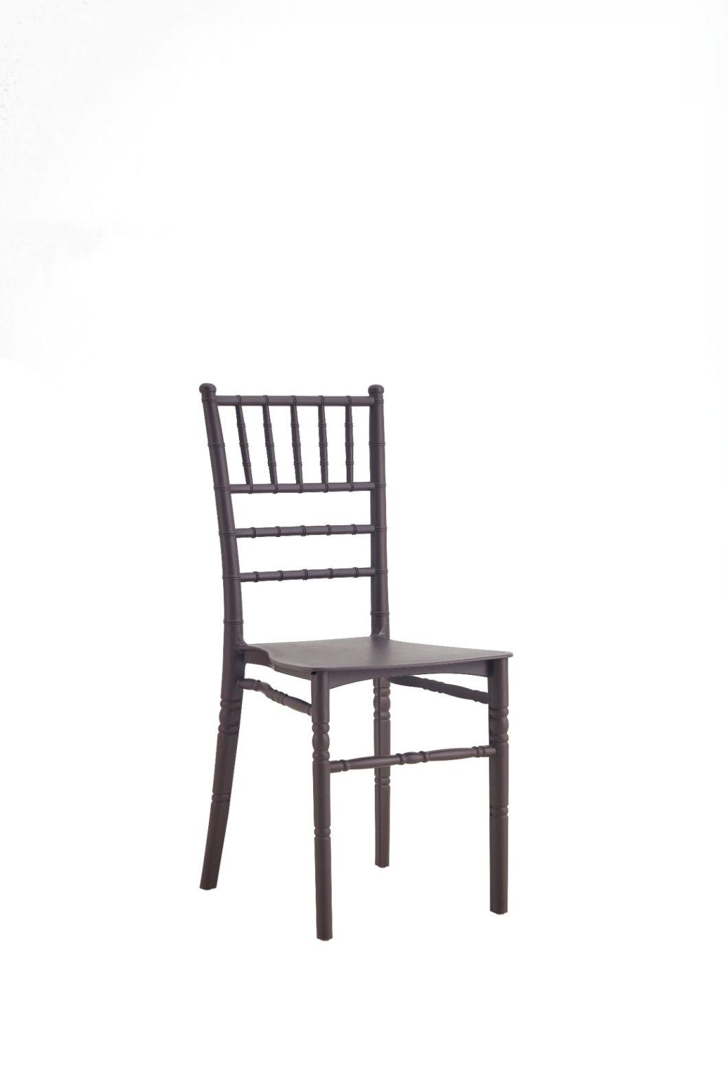 Nordic Outdoor Leisure Dining Chair Made of PP Material Is Solid and Durable, with Multiple Colors