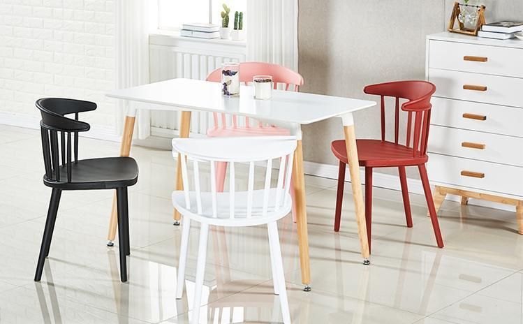 Custom Waterproof Quality Plastic Comfortable Brand New PP Material Leg Restaurant Dining Chair