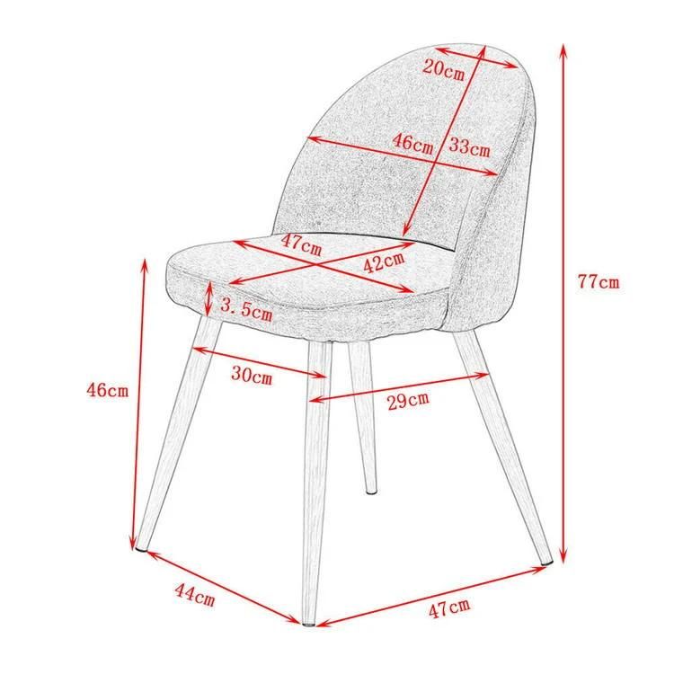 China Wholesale Home Furniture Latest Dining Room Furniture Fabric Painting Outdoor Dining Chair