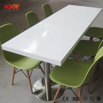 Top Quality Removable Restaurant Resin Corian Coffee Table Acrylic Solid Surface Table Tops